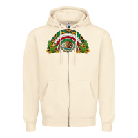 Sandshell mexican flag cactus and sunflowers rainbow Zipper Hoodie - Jasminsmagicworld