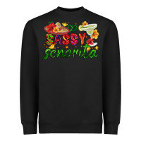 Black sassy senorita Heavyweight Sweatshirt - HRA Design Shop