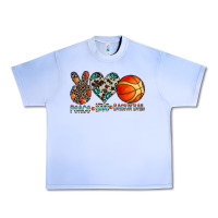 Grape Ice peace love basketball Urban Heavy Tee - CowhideDigitalArt