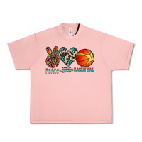 Salmon peace love basketball Urban Heavy Tee - CowhideDigitalArt