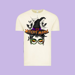 Withcy Mama Vintage Tee Designed By Racoondesign