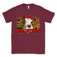 Burgundy merry christmas Classic Tee - JahusDesignShop