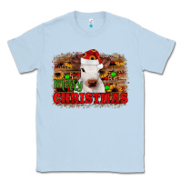 Dusty Blue merry christmas Classic Tee - JahusDesignShop