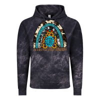 Cloud Black rainbow sunflower gemstone Vintage Hoodie - RanaPortraitStore