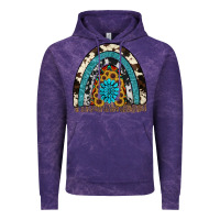 Cloud Purple rainbow sunflower gemstone Vintage Hoodie - RanaPortraitStore