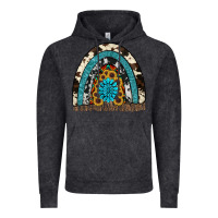 Vintage Black rainbow sunflower gemstone Vintage Hoodie - RanaPortraitStore