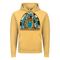 Vintage Mustard rainbow sunflower gemstone Vintage Hoodie - RanaPortraitStore