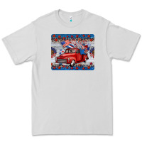 Dove Grey american truck 4th of july mousepad Premium Tee - BarkalooDesign