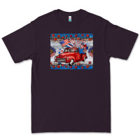 Plum american truck 4th of july mousepad Premium Tee - BarkalooDesign