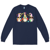 Navy summer gnomes Long Sleeve Tee - Artiststas
