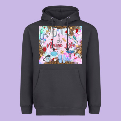 Nurse Life Heavyweight Hoodie Designed By Maliassmallbusiness