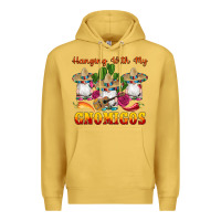 Antique Gold hanging with gnomigos Premium Hoodie - Artiststas