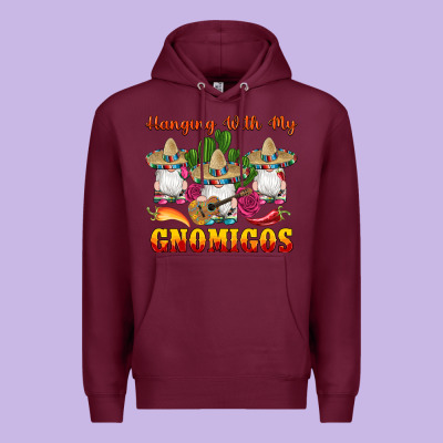 Hanging With Gnomigos Premium Hoodie Designed By Artiststas