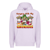 Lilac hanging with gnomigos Premium Hoodie - Artiststas