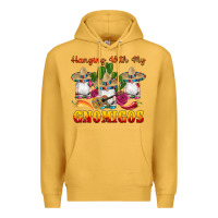 Mustard hanging with gnomigos Premium Hoodie - Artiststas