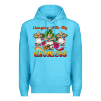 Ocean Blue hanging with gnomigos Premium Hoodie - Artiststas