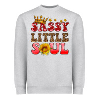Heather Grey sassy little soul Heavyweight Sweatshirt - HRA Design Shop