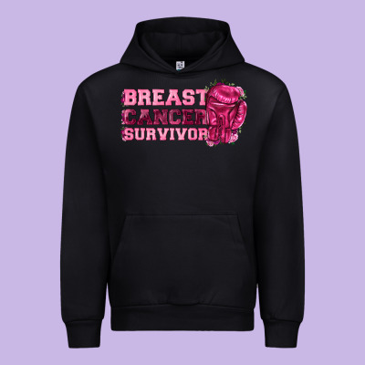 Breast Cancer Survivor Urban Hoodie Designed By Texasbilliewilder