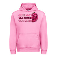 Fuchsia Pink Breast Cancer Survivor Urban Hoodie - texasbilliewilder