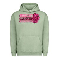 Pigment Oil Green Breast Cancer Survivor Urban Hoodie - texasbilliewilder