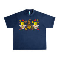 Navy softball gnome Urban Heavy Tee - HRA Design Shop