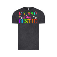 Vintage Black my dad is my bestie Vintage Tee - HRA Design Shop