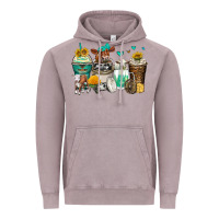 Vintage Zinc cows coffee cups Vintage Hoodie - Zillion Design Studio