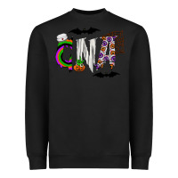 Black Halloween CNA Heavyweight Sweatshirt - CowhideDigitalArt