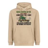 Mushroom christmas tree farm Heavyweight Hoodie - MaliasSmallBusiness