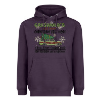 Plum christmas tree farm Heavyweight Hoodie - MaliasSmallBusiness