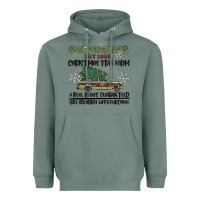Sage christmas tree farm Heavyweight Hoodie - MaliasSmallBusiness