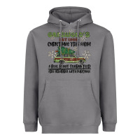 Storm christmas tree farm Heavyweight Hoodie - MaliasSmallBusiness