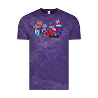 Cloud Purple american drink Vintage Tee - RacoonDesign