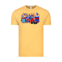 Vintage Mustard american drink Vintage Tee - RacoonDesign