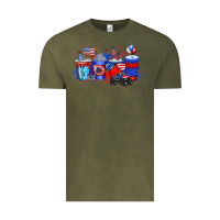 Vintage Olive american drink Vintage Tee - RacoonDesign