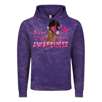 Cloud Purple Breast Cancer Awareness with Afro Woman Vintage Hoodie - texasbilliewilder