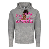Cloud Rock Breast Cancer Awareness with Afro Woman Vintage Hoodie - texasbilliewilder