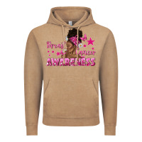 Vintage Coffee Breast Cancer Awareness with Afro Woman Vintage Hoodie - texasbilliewilder