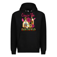 Black cinco de drinko Premium Hoodie - Artiststas