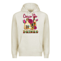 Oatmeal Heather cinco de drinko Premium Hoodie - Artiststas