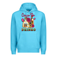 Ocean Blue cinco de drinko Premium Hoodie - Artiststas