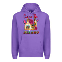 Purple cinco de drinko Premium Hoodie - Artiststas