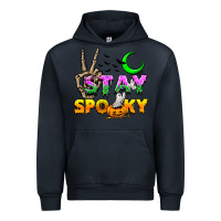 Navy Stay spooky Urban Hoodie - NancyCooperArtShop