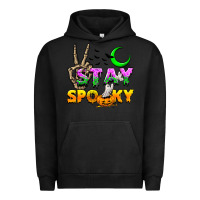 Pigment Black Stay spooky Urban Hoodie - NancyCooperArtShop