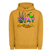 Pigment Peanut Butter Stay spooky Urban Hoodie - NancyCooperArtShop