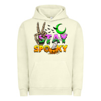 Pigment Pistachio Stay spooky Urban Hoodie - NancyCooperArtShop