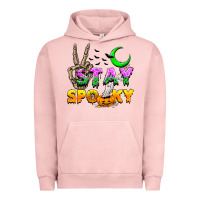 Pigment Salmon Stay spooky Urban Hoodie - NancyCooperArtShop