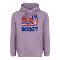 Lavender red white boozy Heavyweight Hoodie - NancyCooperArtShop
