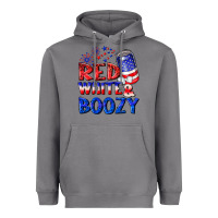 Storm red white boozy Heavyweight Hoodie - NancyCooperArtShop