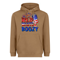 Toasted Coconut red white boozy Heavyweight Hoodie - NancyCooperArtShop